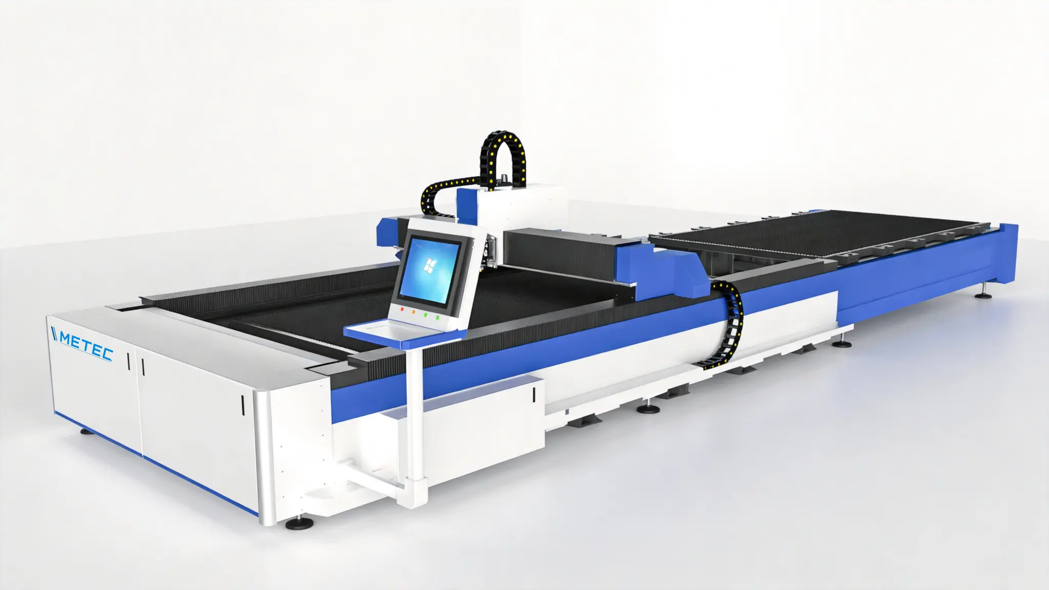 Open Double Table Sheet Laser Cutting Machine