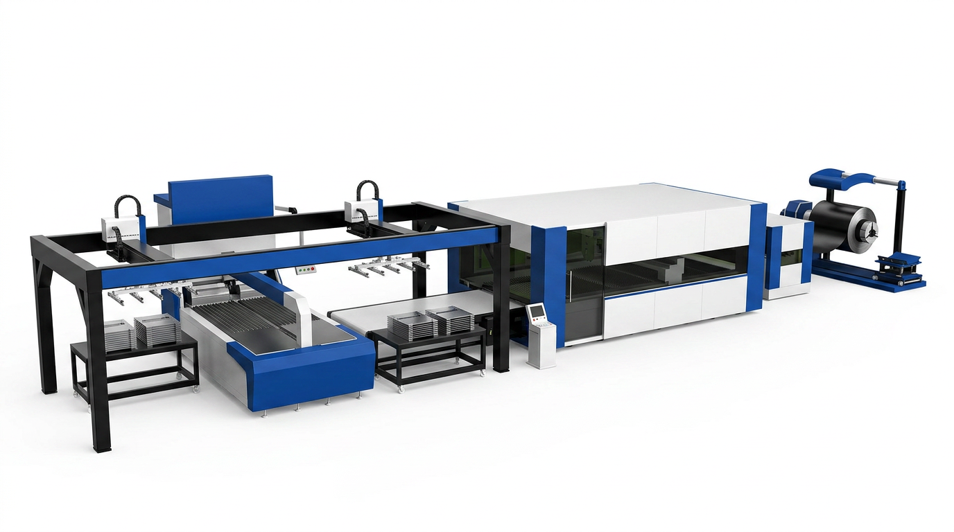 BALC Series Automatic Coil Laser Cutting, Bending Production Line